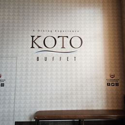 The buffet restaurant entrance The buffet restaurant entrance