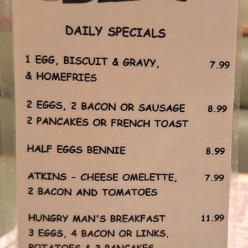 Doe Doe's Diner - Specials - Breakfast & Brunch Near Me - Saint Petersburg, Florida