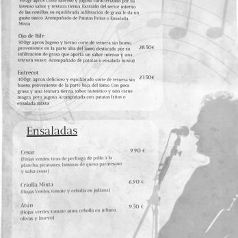La Barra del Musico - La Barra del Musico -- menu / carta - Spanish Near Me - Elx, A