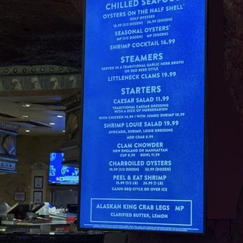 Oyster Bar - Menu - Seafood Near Me - Henderson, Nevada Oyster Bar - Menu - Seafood Near Me - Henderson, Nevada