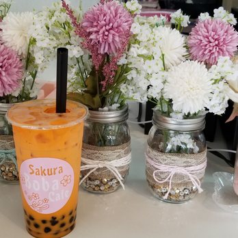 Sakura Boba Cafe - Thai iced tea with boba! - Juice Bars & Smoothies Near Me - Victorville, California