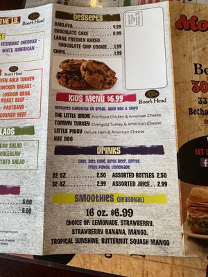 Menu photo 3 MOE’S DELI Bethany Beach, DE