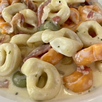 Luna Restaurant - tortellini carbonara - New American Near Me - Lake Placid, New York Luna Restaurant - tortellini carbonara - New American Near Me - Lake Placid, New York