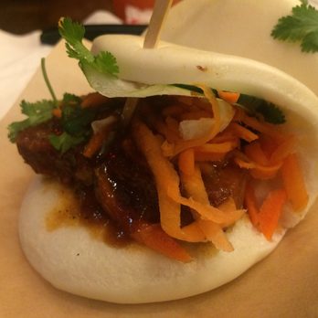 Saigon Beach - Pork Belly Steamed Bun Slider (2/$6.50)- 2.5/5 stars - Vietnamese Near Me - Newport Beach, California Saigon Beach - Pork Belly Steamed Bun Slider (2/$6.50)- 2.5/5 stars - Vietnamese Near Me - Newport Beach, California