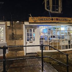 Cheese & Tomatin - Out front of restaurant