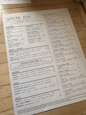 Menu photo 1 White Pie Colorado Springs, CO Menu photo 1 White Pie Colorado Springs, CO