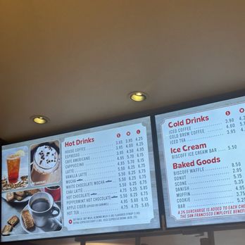 Biscoff Coffee Corner - Another angle of the menu - Coffee & Tea Near Me - San Francisco, California Biscoff Coffee Corner - Another angle of the menu - Coffee & Tea Near Me - San Francisco, California