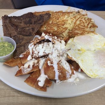 Arnie’s Cafe - Chilaquiles with Carne Asada - Breakfast & Brunch Near Me - Reno, Nevada Arnie’s Cafe - Chilaquiles with Carne Asada - Breakfast & Brunch Near Me - Reno, Nevada