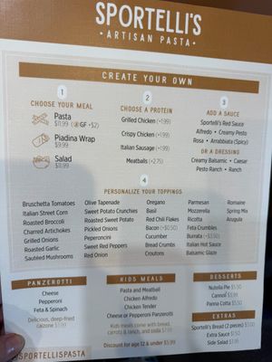 Menu photo 3 Sportelli’s Artisan Pasta Provo, UT Menu photo 3 Sportelli’s Artisan Pasta Provo, UT