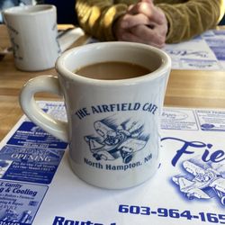The Airfield Cafe - Morning coffee!