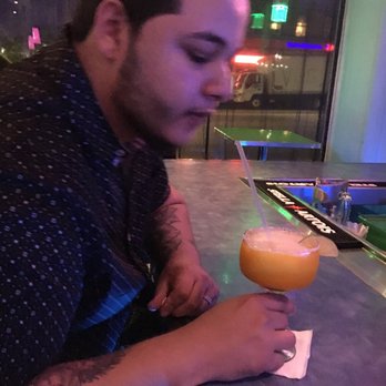 Aqua Marina - Enjoying a Mango Margarita - Italian Near Me - New York, New York