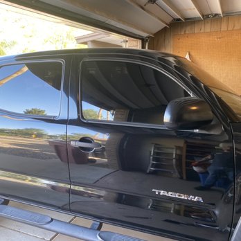 Notorious tint - Blacked out this Tacoma with carbon film! - Car Window Tinting Near Me