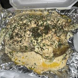 The Food Station - Alfredo Loaded Potato with 3 Protein