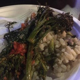 Found some green vegetables. It's possible to have a healthy meal, but definitely not probable. Found some green vegetables. It's possible to have a healthy meal, but definitely not probable.