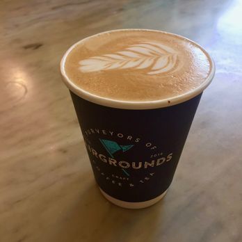Fairgrounds Coffee and Tea - Lovely vanilla latte made with medium roast Dark Matter coffee - Coffee & Tea Near Me - Chicago, Illinois