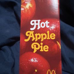Hot Fried Apple Pie, it was really good.