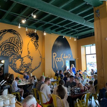 Rooster - Downtown - Seating area - Creperies Near Me - St. Louis, Missouri