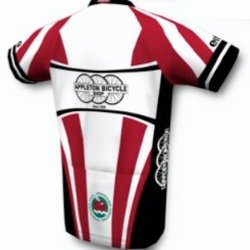 Appleton Bicycle Shop - Appleton Bicycle Shop Jersey (Back) with three pockets.