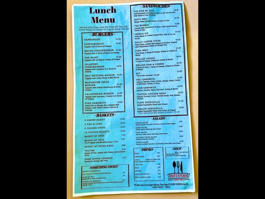 Menu photo 7 Rick’s Kitchen Yuma, AZ Menu photo 7 Rick’s Kitchen Yuma, AZ