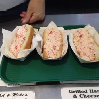 Phil's And Mike's - Lobster roll lunch.. These were $9.95 each! - Seafood Near Me - Boothbay, Maine Phil's And Mike's - Lobster roll lunch.. These were $9.95 each! - Seafood Near Me - Boothbay, Maine