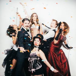 Confetti Eddie Magic Parlor - Cast of Confetti Eddie's Magic, Burlesk, and Sideshow