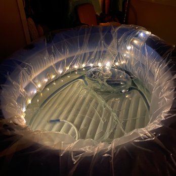 Nurture Nature Doula Services - Pretty lights Daniella set up in the birth pool in my room - Doulas Near Me Nurture Nature Doula Services - Pretty lights Daniella set up in the birth pool in my room - Doulas Near Me