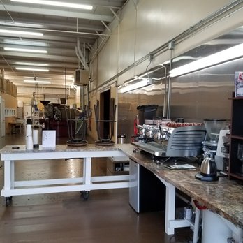 JBC Coffee Roasters - Cashier desk facing west, opposite the warehouse entrance - Coffee Roasteries Near Me - Madison, Wisconsin