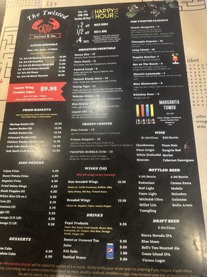 Menu photo 1 The Twisted Crab- Chesterfield Richmond, VA Menu photo 1 The Twisted Crab- Chesterfield Richmond, VA