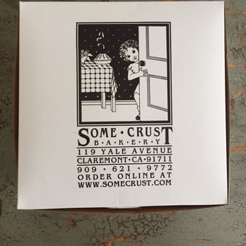 Some Crust Bakery - It's always exciting to have one of these boxes in your hands. Only good things are ever in here. - Bakeries Near Me - Claremont, California Some Crust Bakery - It's always exciting to have one of these boxes in your hands. Only good things are ever in here. - Bakeries Near Me - Claremont, California