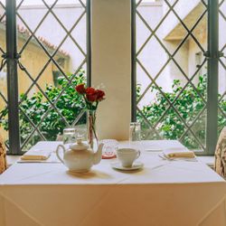 Julia's Restaurant - One of many window seats in the dining area