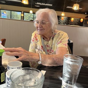 Makisu Sushi - Mom having her first Sashimi..... - Sushi Bars Near Me - Sacramento, California