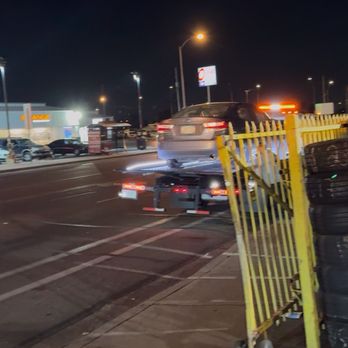 Mr Tire PHX - Tow trucks arriving to the shop all night long.  Way to go AAA - Tires Near Me - Phoenix, Arizona