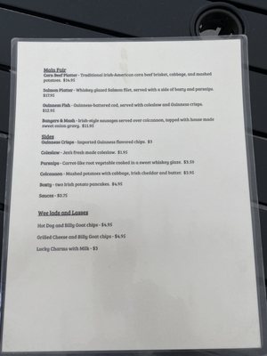 Menu photo 6 Morrison's Irish Pub Alton, IL