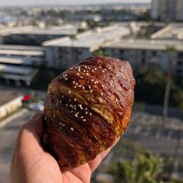 Pretzel Croissant Sandwich