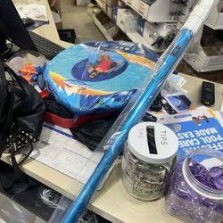 This is a floaty I wouldn't even have thought of and it has a shade cover on it. I'm glad I walked in and saw it.