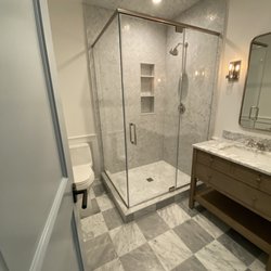 BroTile - Shower marble mosaic