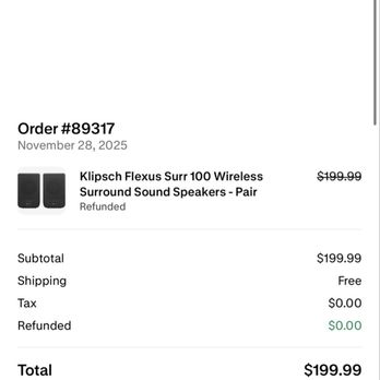 Audio Advice - My proof of purchase - Electronics Near Me - Pineville, North Carolina