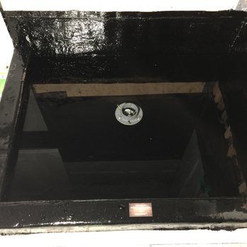 Custom Hot Mop & Waterproofing - Shower pan hot mopped. Great. - Waterproofing Near Me