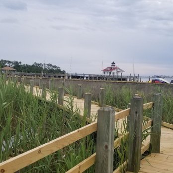 Roanoke Marshes Lighthouse - 7/2/20 New boarding, but looks better, but it's not done yet...I think. - Landmarks & Historical Buildings Near Me - Manteo, North Carolina Roanoke Marshes Lighthouse - 7/2/20 New boarding, but looks better, but it's not done yet...I think. - Landmarks & Historical Buildings Near Me - Manteo, North Carolina