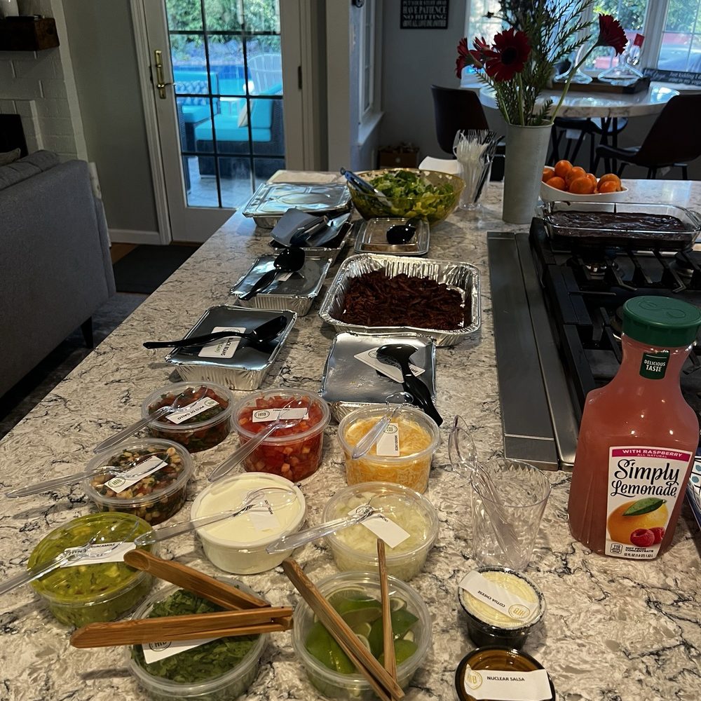 High Tech Burrito - Alamo - HTB Burrito Pack and all the fixings  (Note: we added extra grilled meats on our own) - Mexican Near Me - Alamo, California