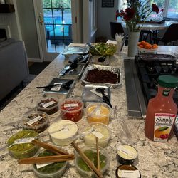 High Tech Burrito - Alamo - HTB Burrito Pack and all the fixings  (Note: we added extra grilled meats on our own)