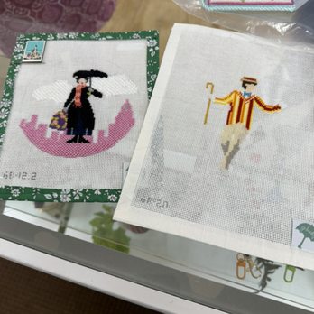 Needlepoint In Paradise - Look at the gorgeous cityscape background our customer is adding to these canvases. You guys are just so creative. - Art Classes Near Me - Naples, Florida Needlepoint In Paradise - Look at the gorgeous cityscape background our customer is adding to these canvases. You guys are just so creative. - Art Classes Near Me - Naples, Florida