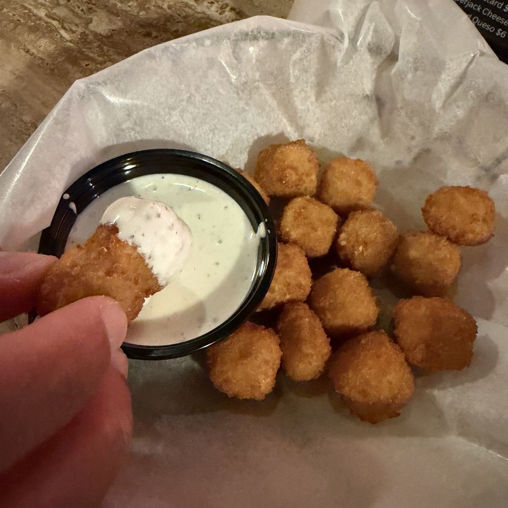 Shallos Antique Restaurant & Brewhouse - Fried pepper jack cheese - American Near Me - Indianapolis, Indiana Shallos Antique Restaurant & Brewhouse - Fried pepper jack cheese - American Near Me - Indianapolis, Indiana