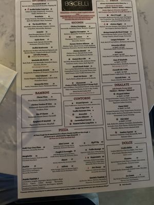 Menu photo 1 Bocelli Modern Italian Tampa, FL Menu photo 1 Bocelli Modern Italian Tampa, FL