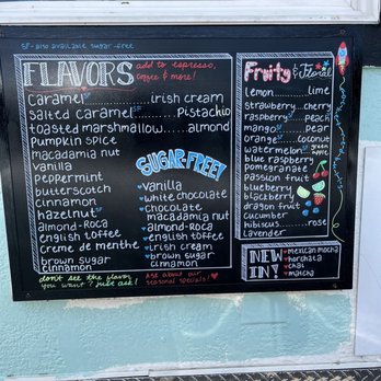 New Brew Cafe - Drinks Menu - Coffee & Tea Near Me - North Highlands, California