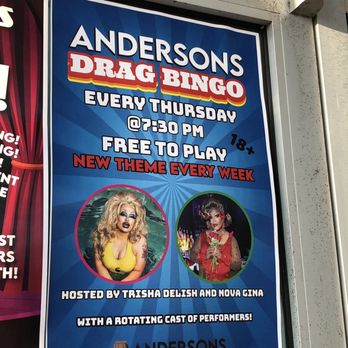 Andersons Eatery and Distillery - Drag Bingo! - Whiskey Bars Near Me - Denton, Texas
