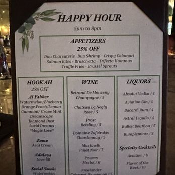 Dua Restaurant & Lounge - Happy hour - Mediterranean Near Me - Jacksonville, Florida