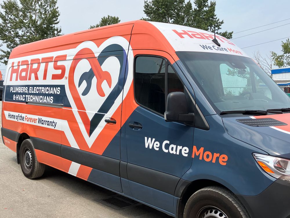 Slide of Harts Plumbers, Electricians, & HVAC Technicians