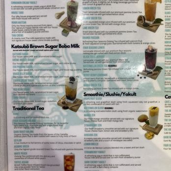 Katsubo Tea - Menu - Bubble Tea Near Me - Fullerton, California