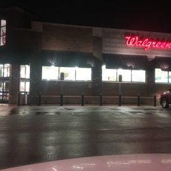 Walgreens - Outside in the cold, rainy January night